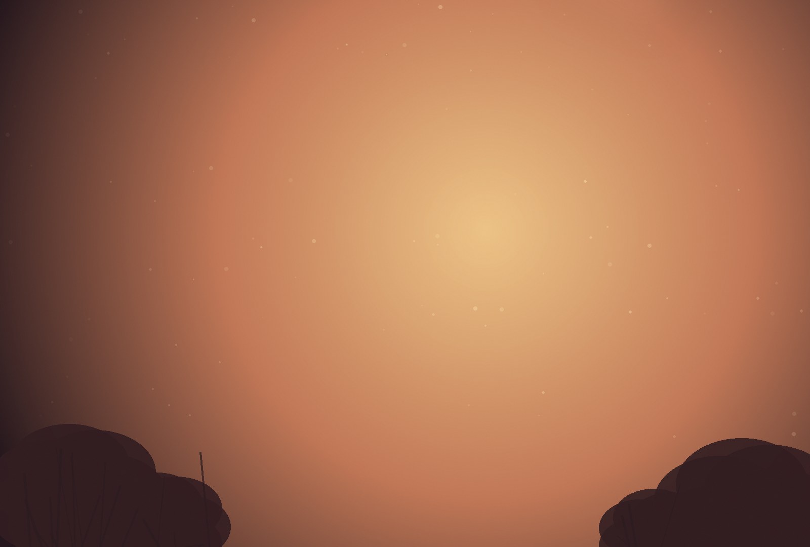 Warm golden light